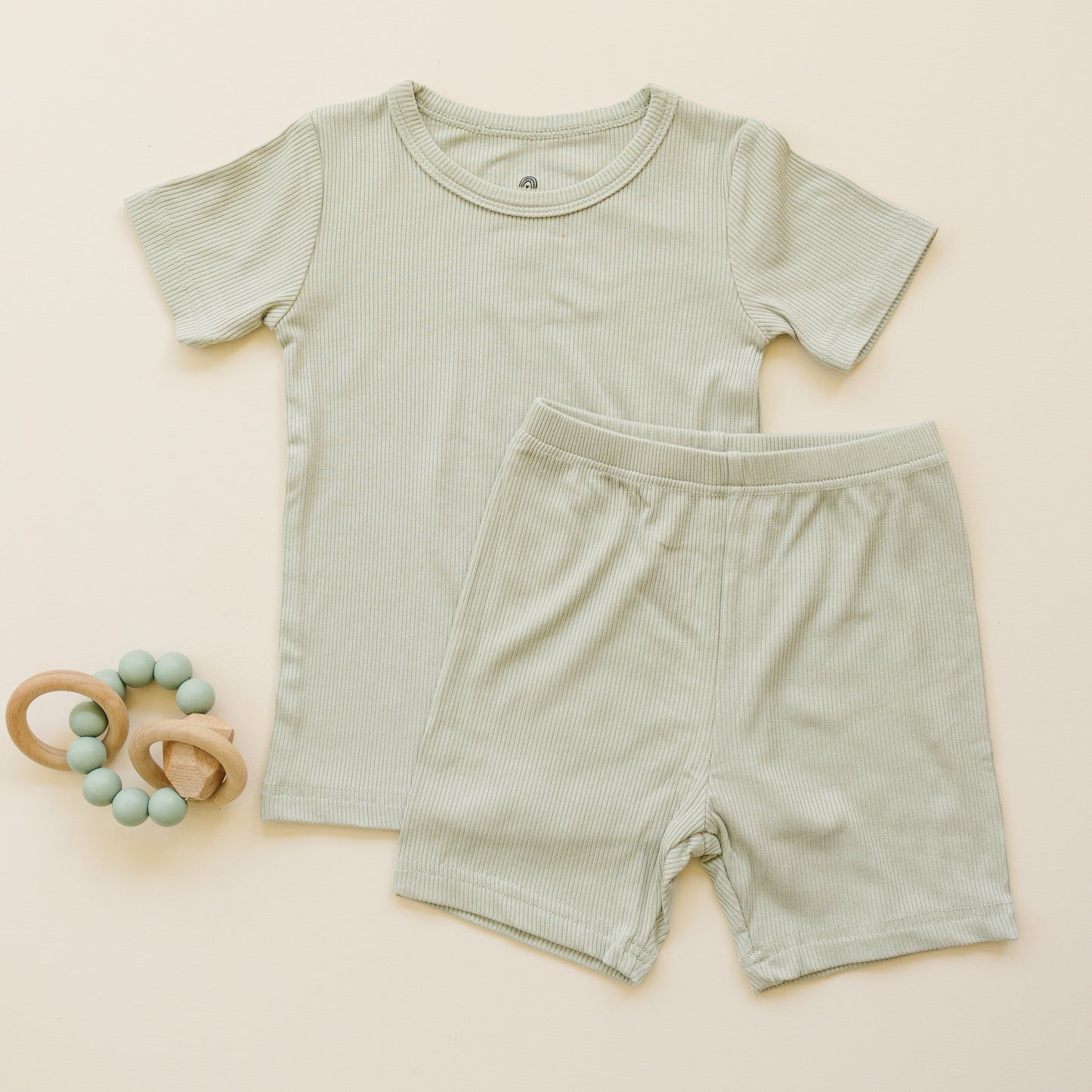 Solid Ribbed Bamboo 2pc Pajamas Baby and Toddler  - more colors