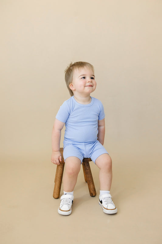 Solid Ribbed Bamboo 2pc Pajamas Baby and Toddler  - more colors