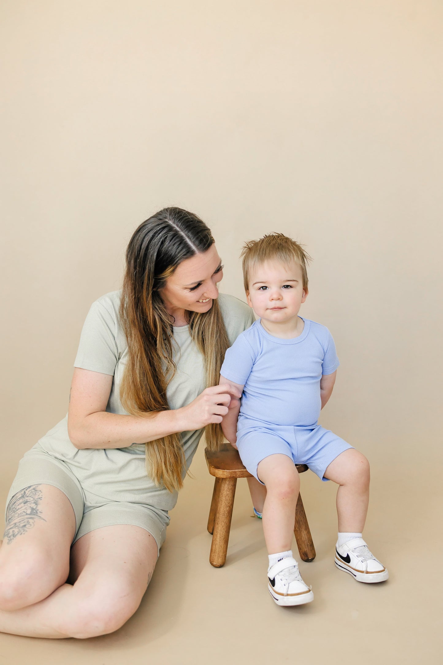 Solid Ribbed Bamboo 2pc Pajamas Baby and Toddler  - more colors