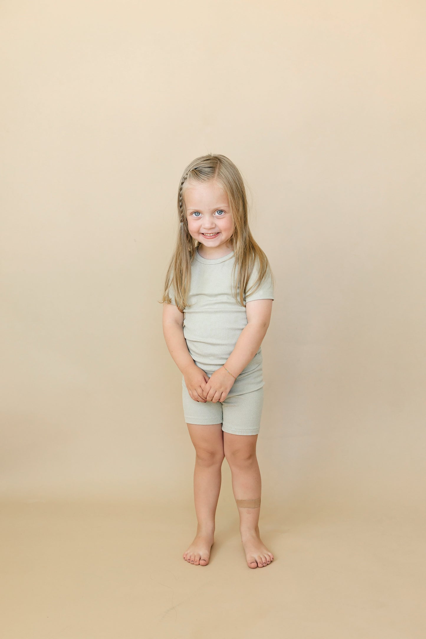 Solid Ribbed Bamboo 2pc Pajamas Baby and Toddler  - more colors
