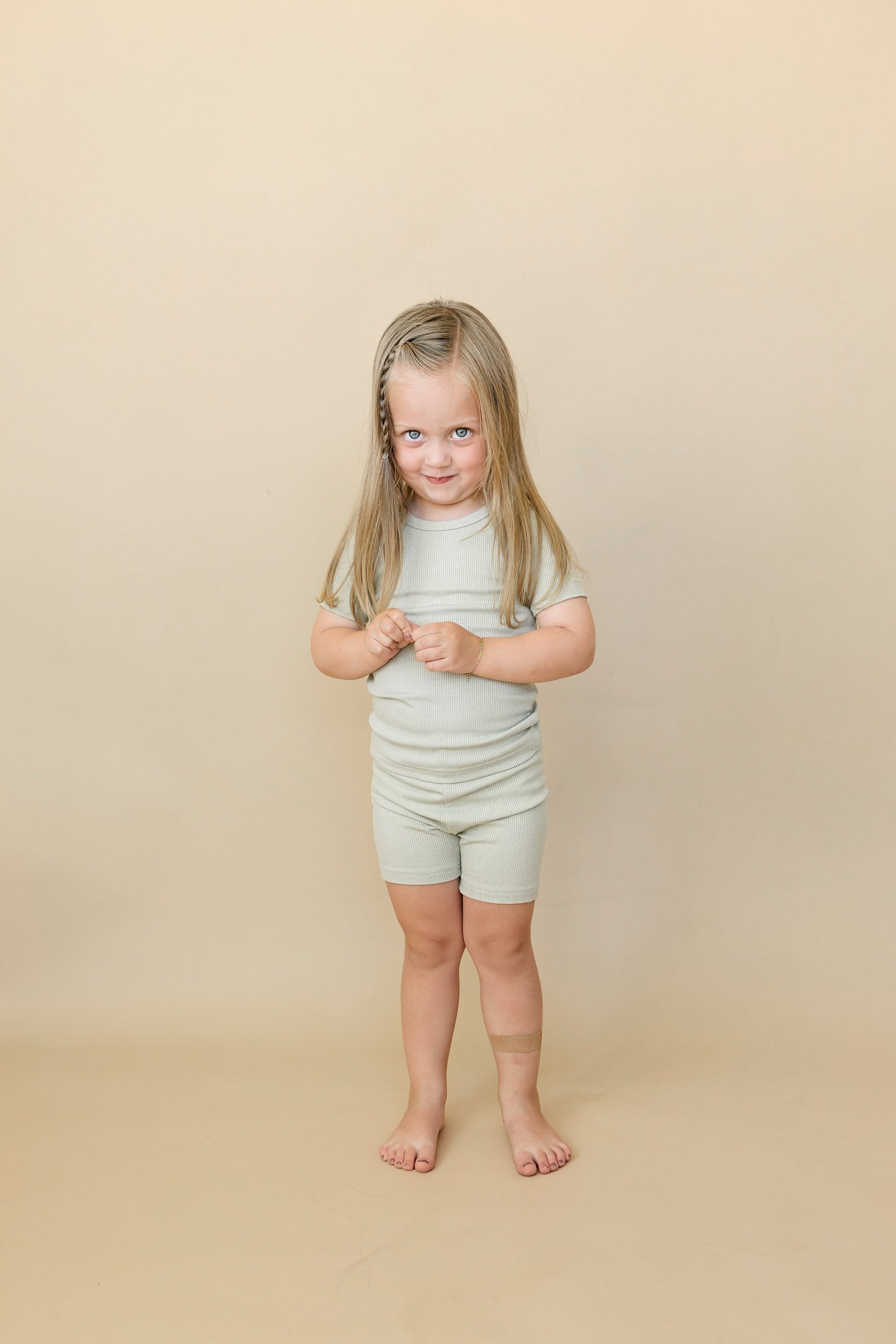 Solid Ribbed Bamboo 2pc Pajamas Baby and Toddler  - more colors