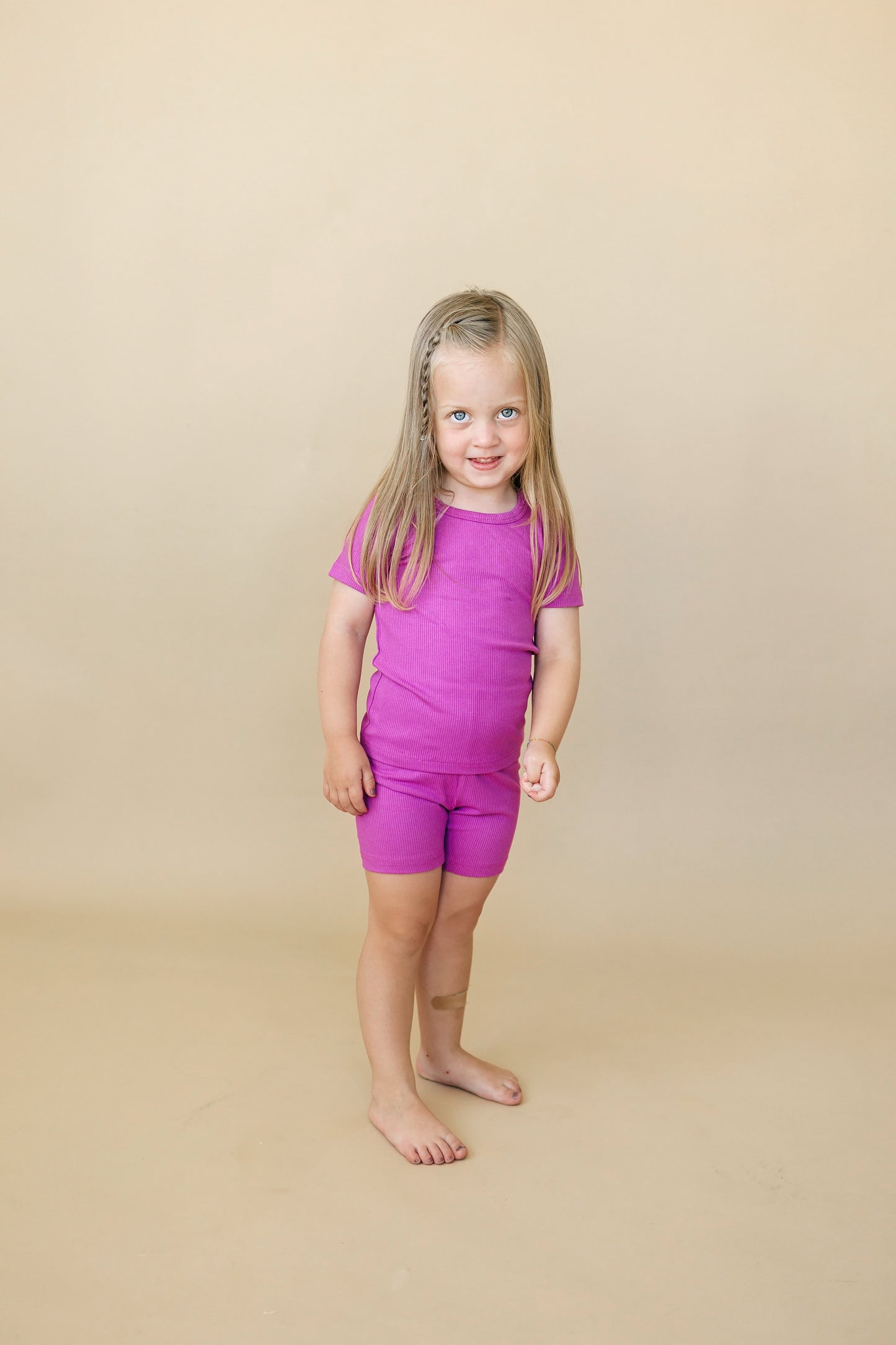 Solid Ribbed Bamboo 2pc Pajamas Baby and Toddler  - more colors