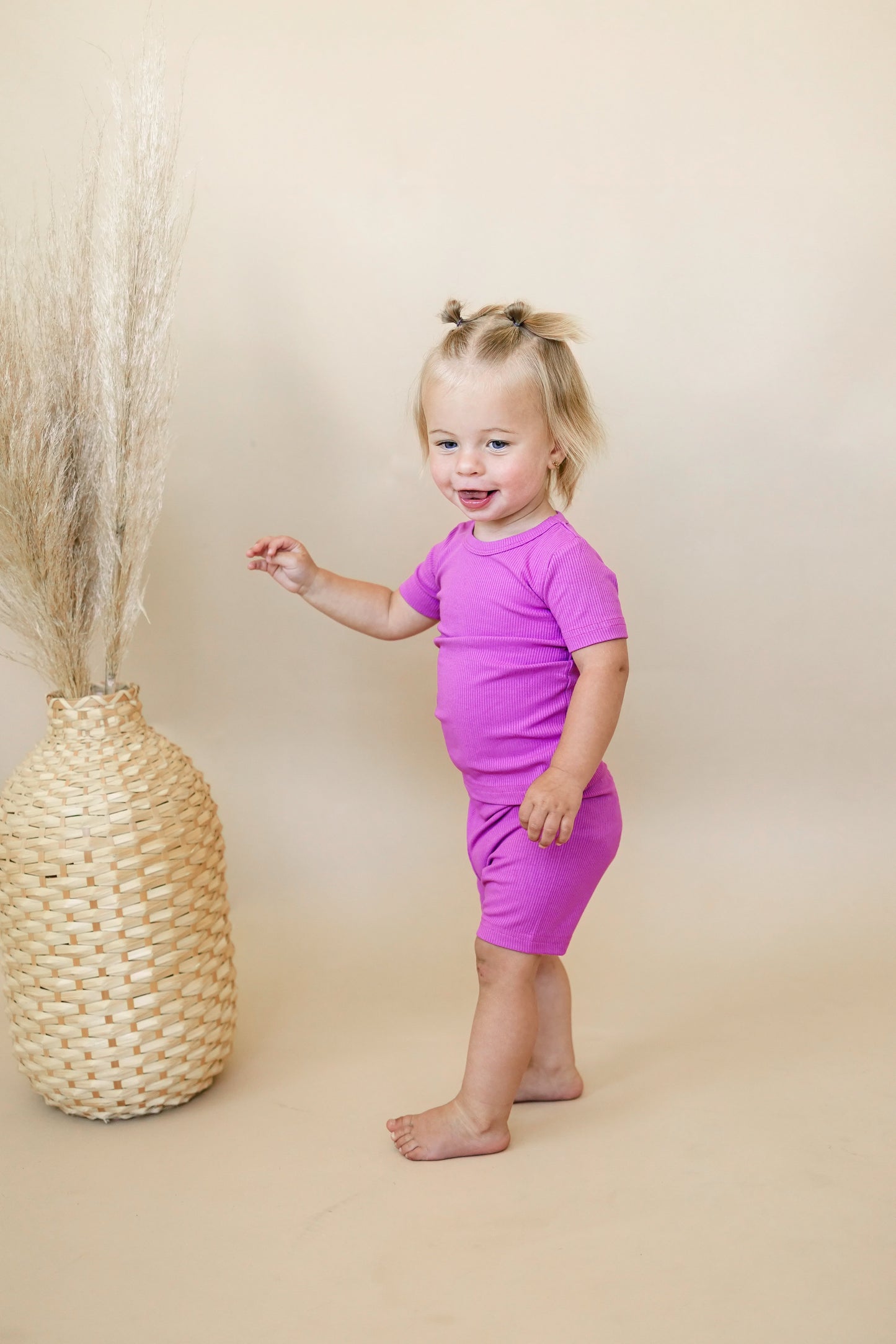 Solid Ribbed Bamboo 2pc Pajamas Baby and Toddler  - more colors