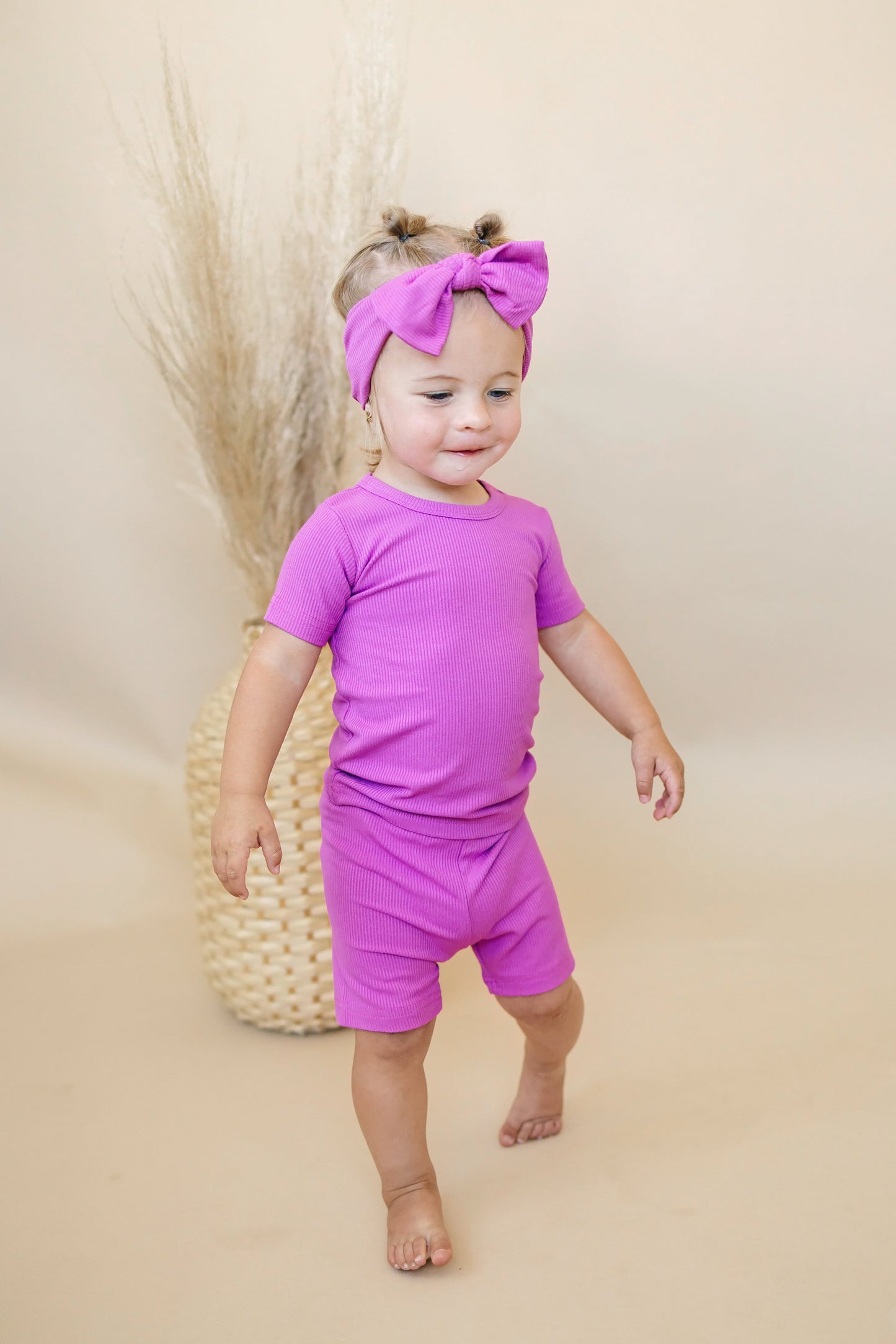 Solid Ribbed Bamboo 2pc Pajamas Baby and Toddler  - more colors