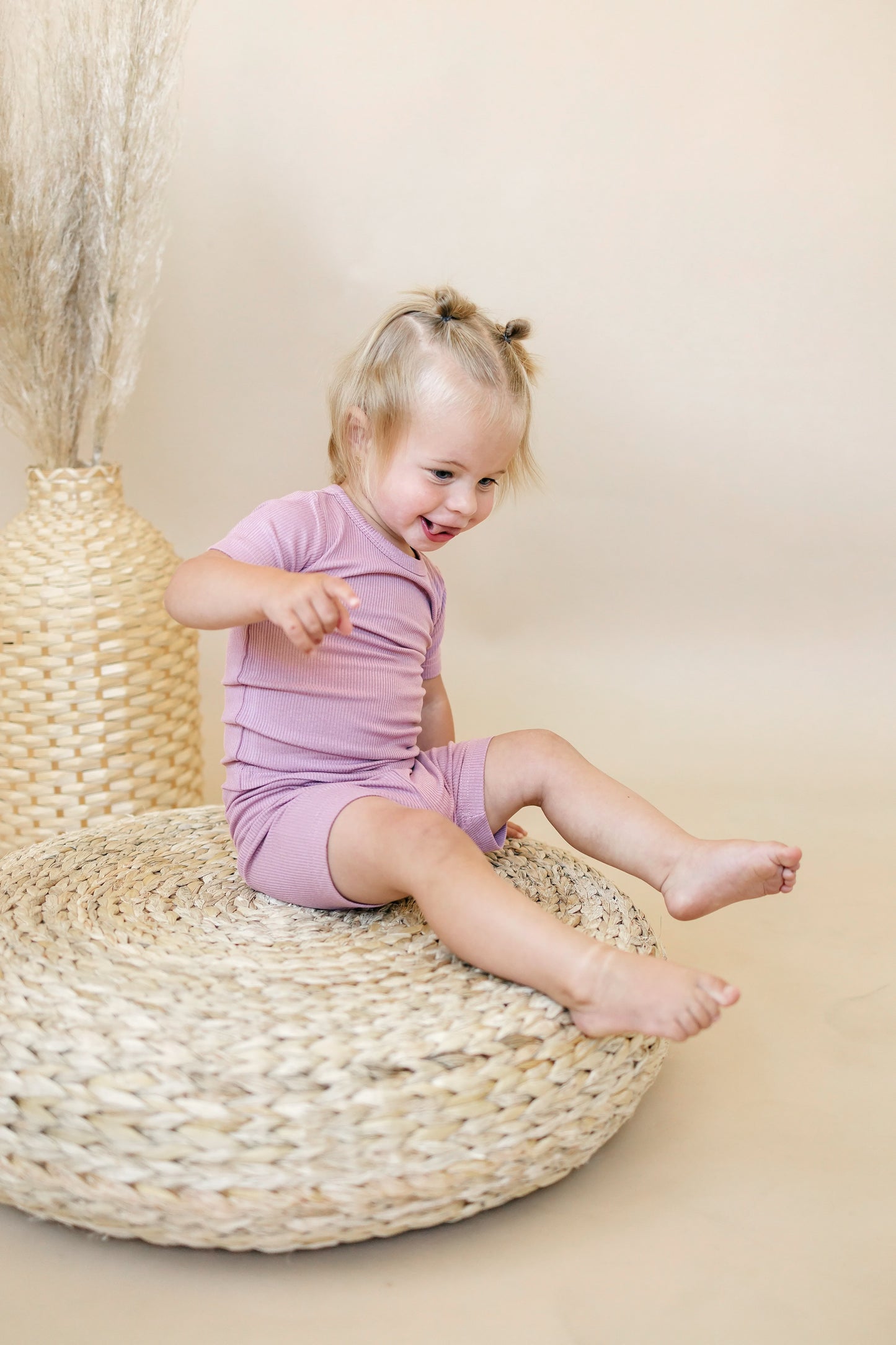 Solid Ribbed Bamboo 2pc Pajamas Baby and Toddler  - more colors