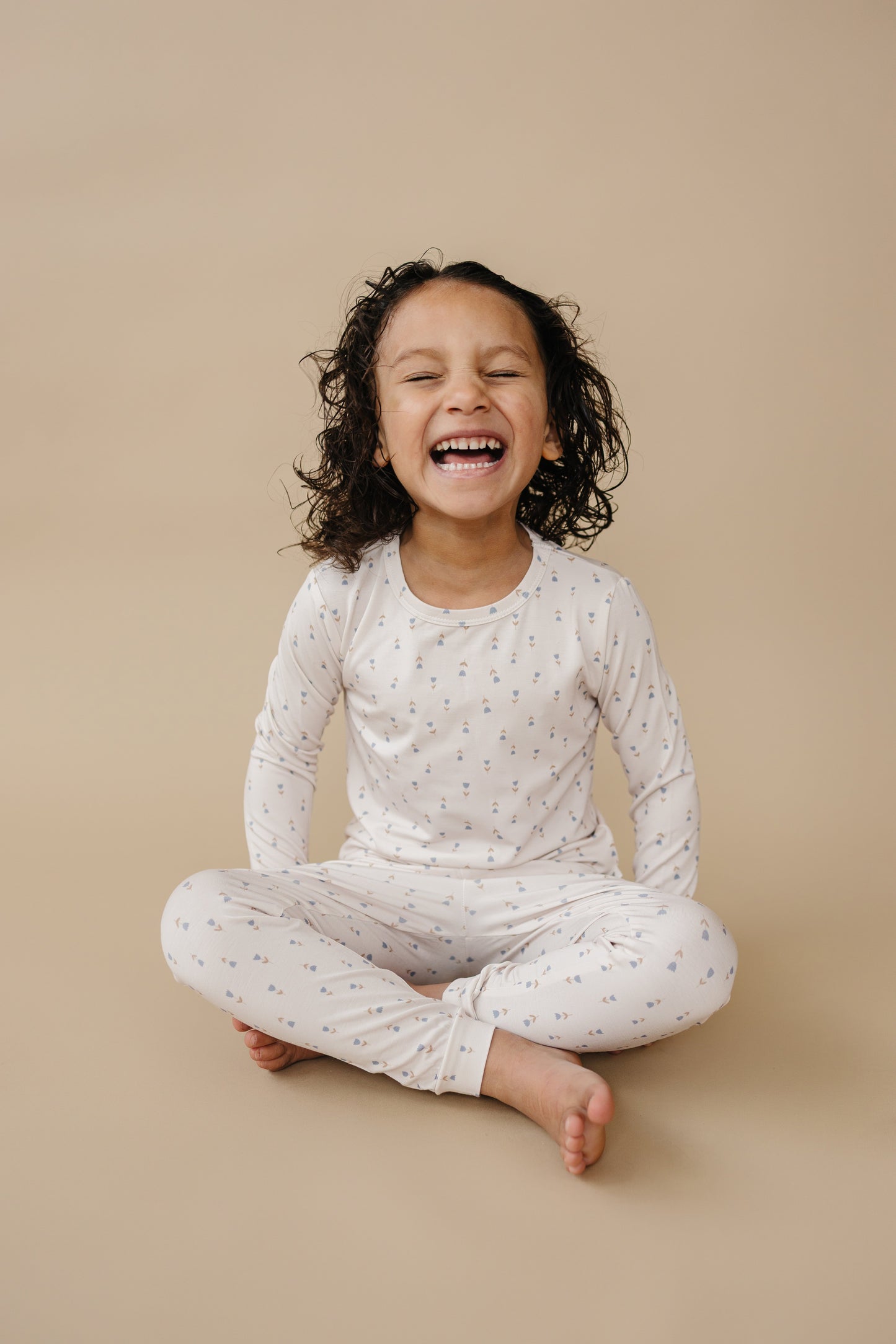 Tiny Tulips 2pc Bamboo Baby and Toddler Pajamas