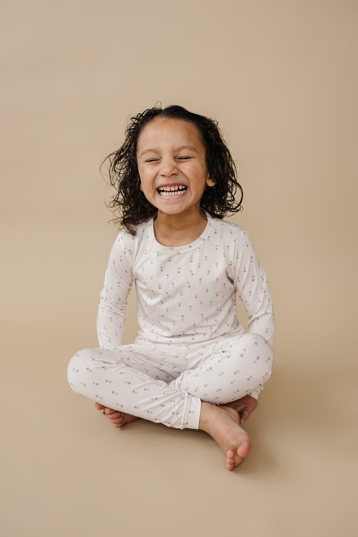 Tiny Tulips 2pc Bamboo Baby and Toddler Pajamas
