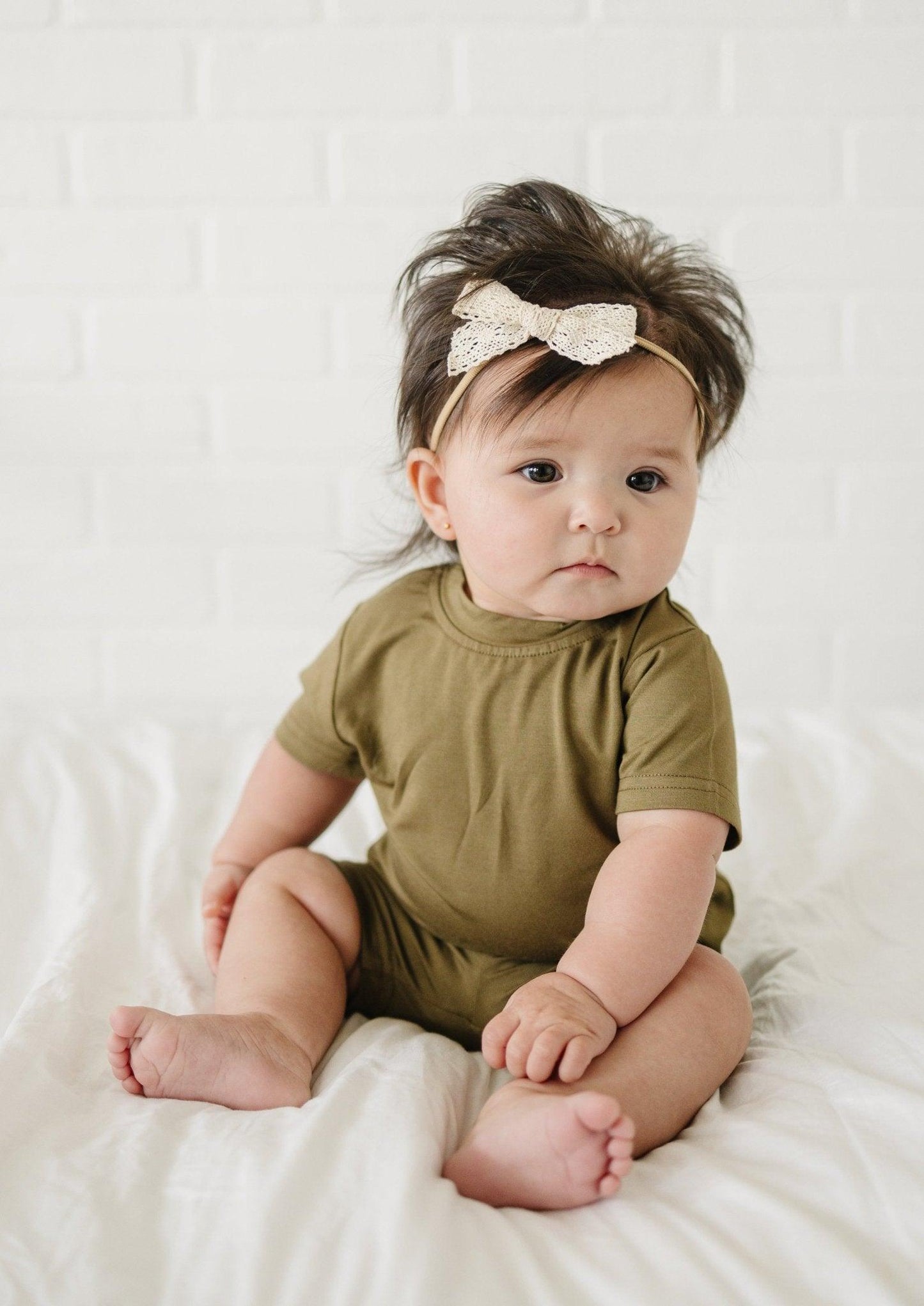 Bamboo Tee & Bike Shorts For Baby and Toddler- sold as separates