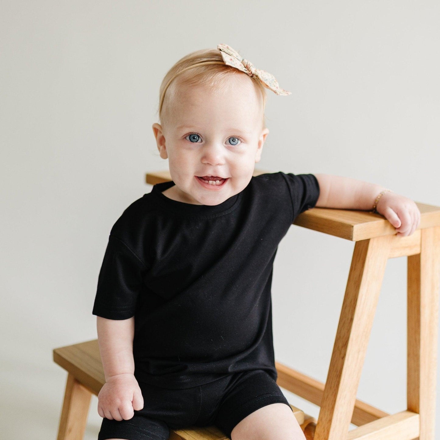 Bamboo Tee & Bike Shorts For Baby and Toddler- sold as separates