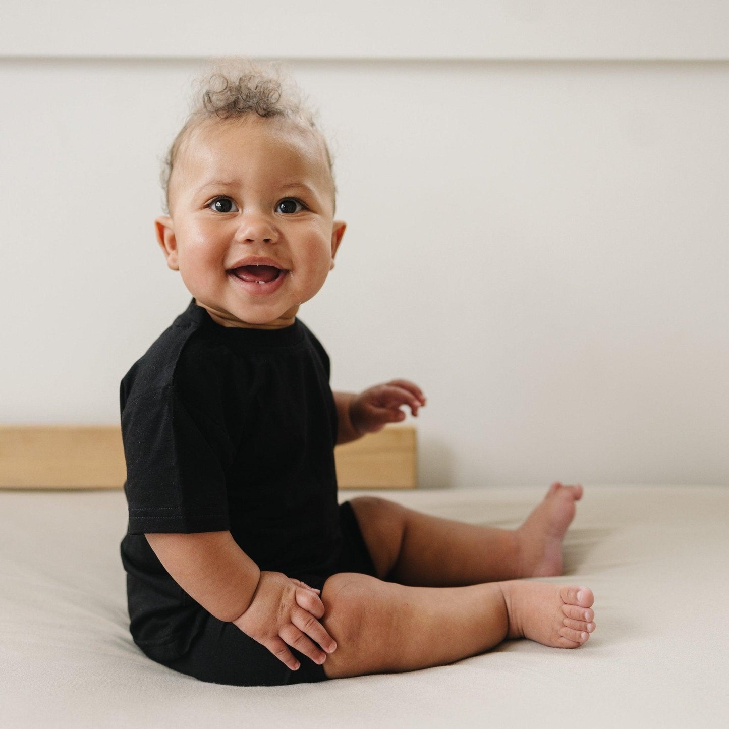 Bamboo Tee & Bike Shorts For Baby and Toddler- sold as separates