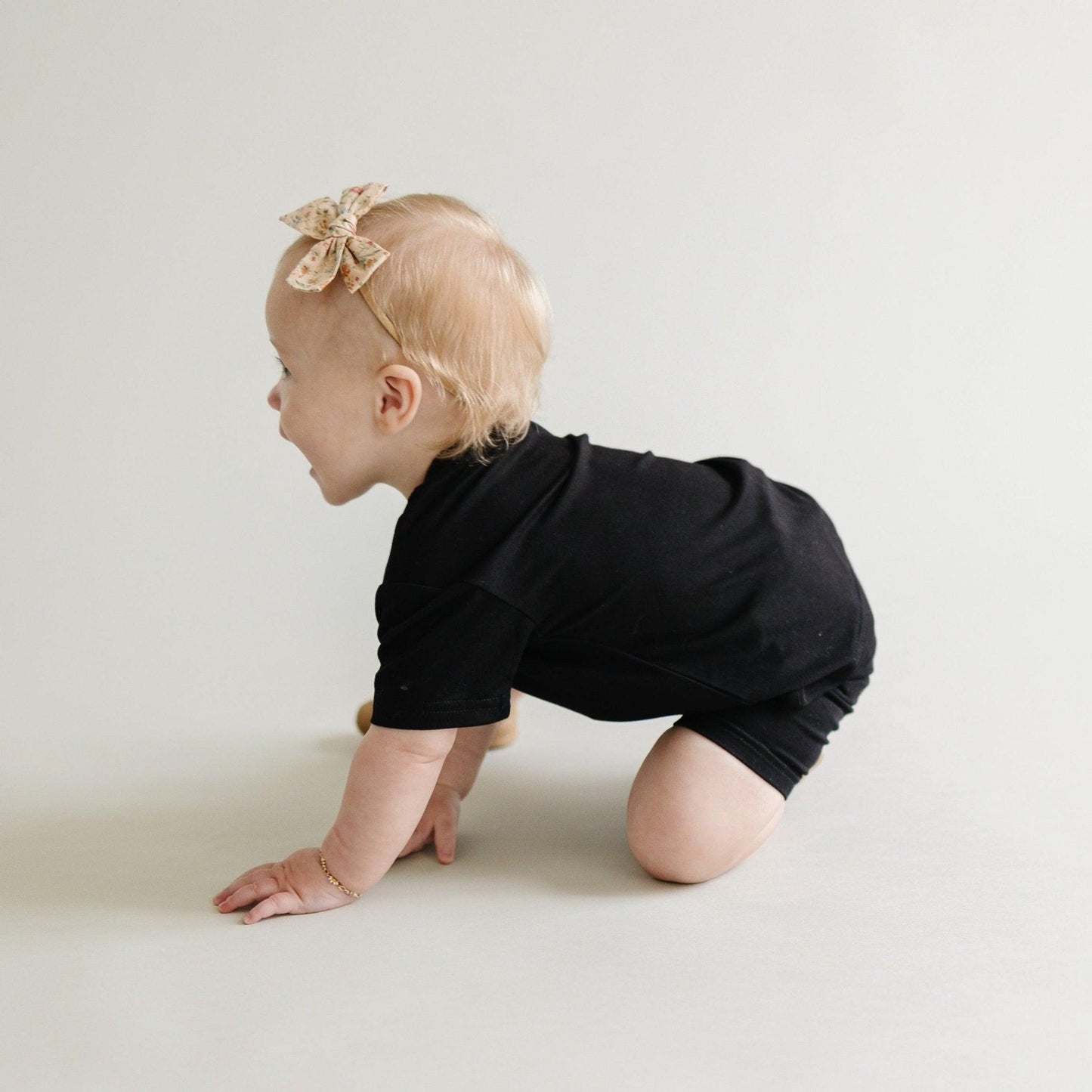 Bamboo Tee & Bike Shorts For Baby and Toddler- sold as separates