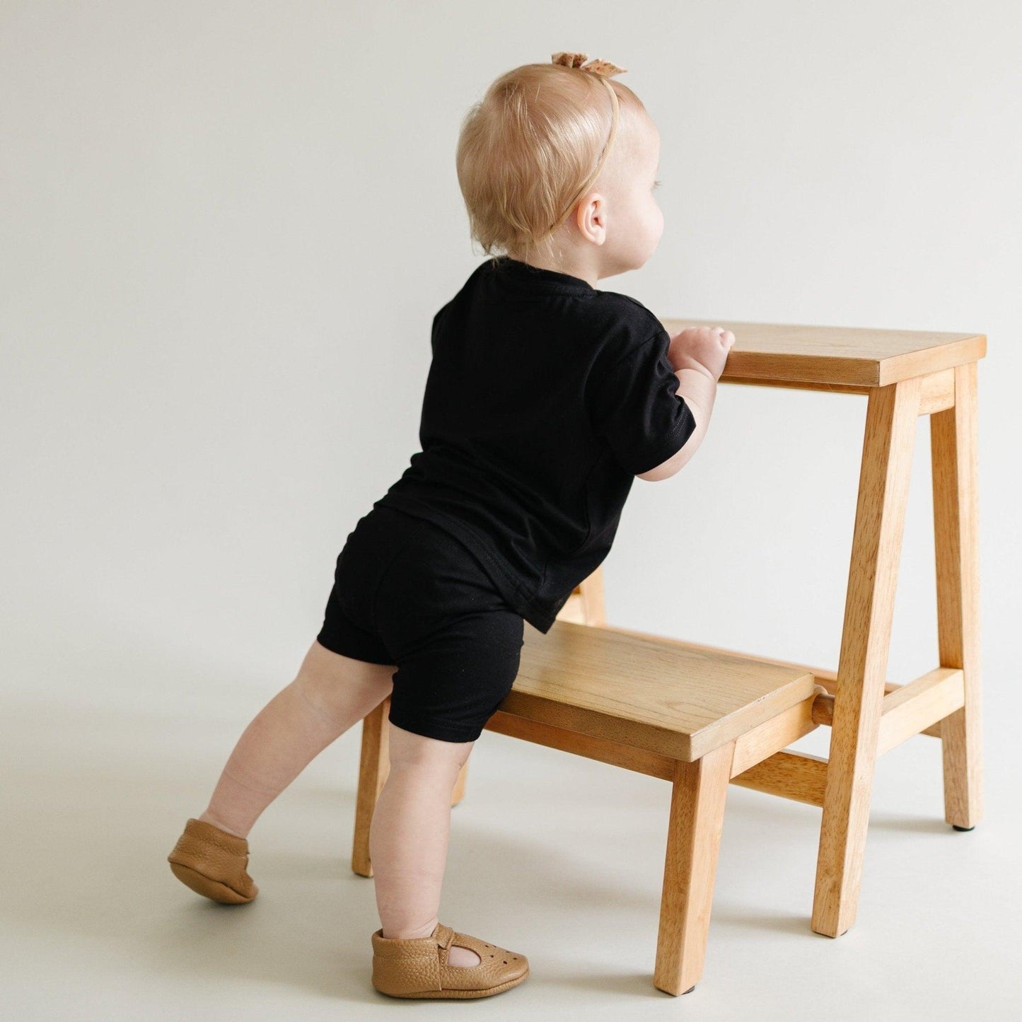Bamboo Tee & Bike Shorts For Baby and Toddler- sold as separates