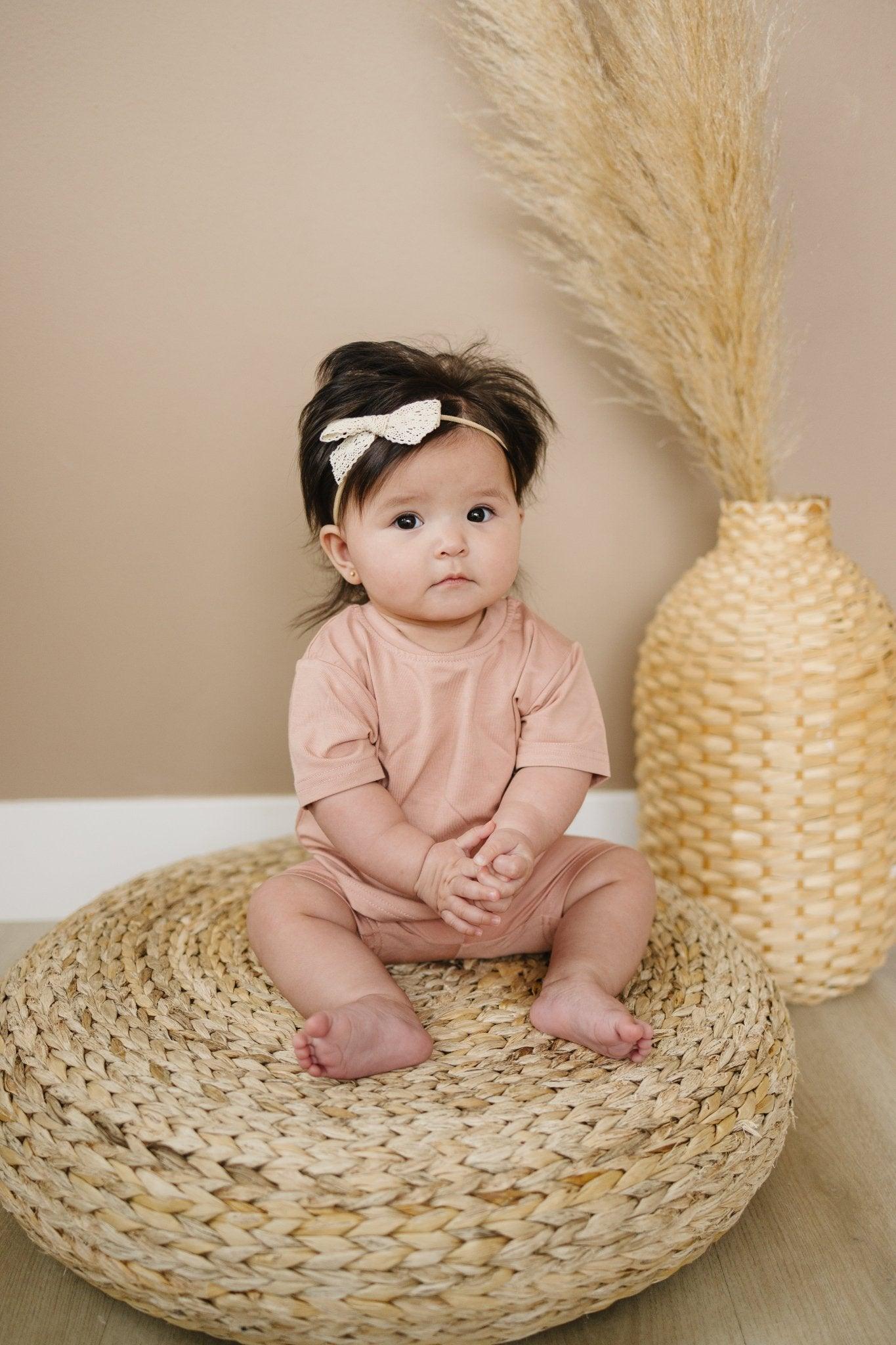 Bamboo Tee & Bike Shorts For Baby and Toddler- sold as separates