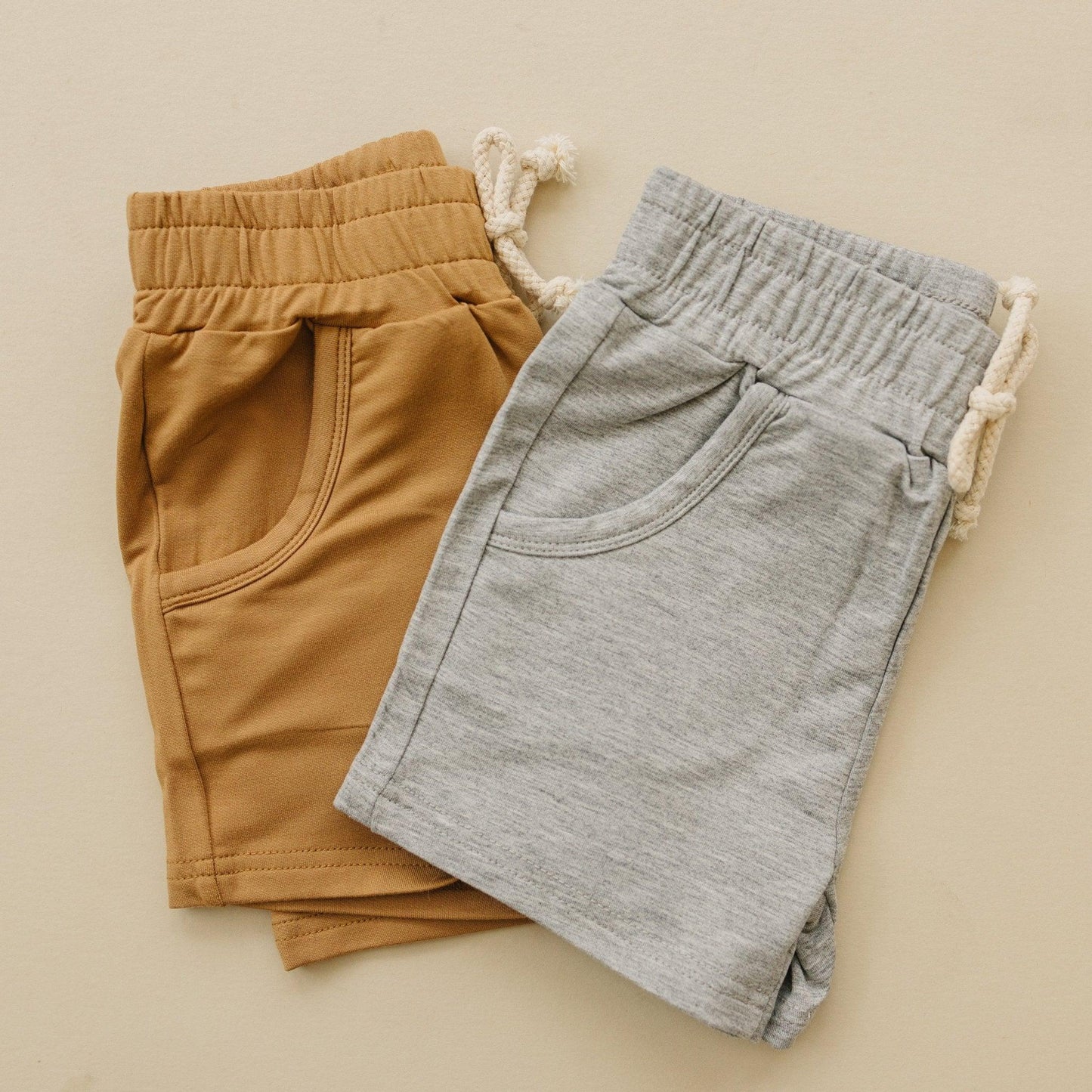 Bamboo Kids Terry Drawstring Shorts