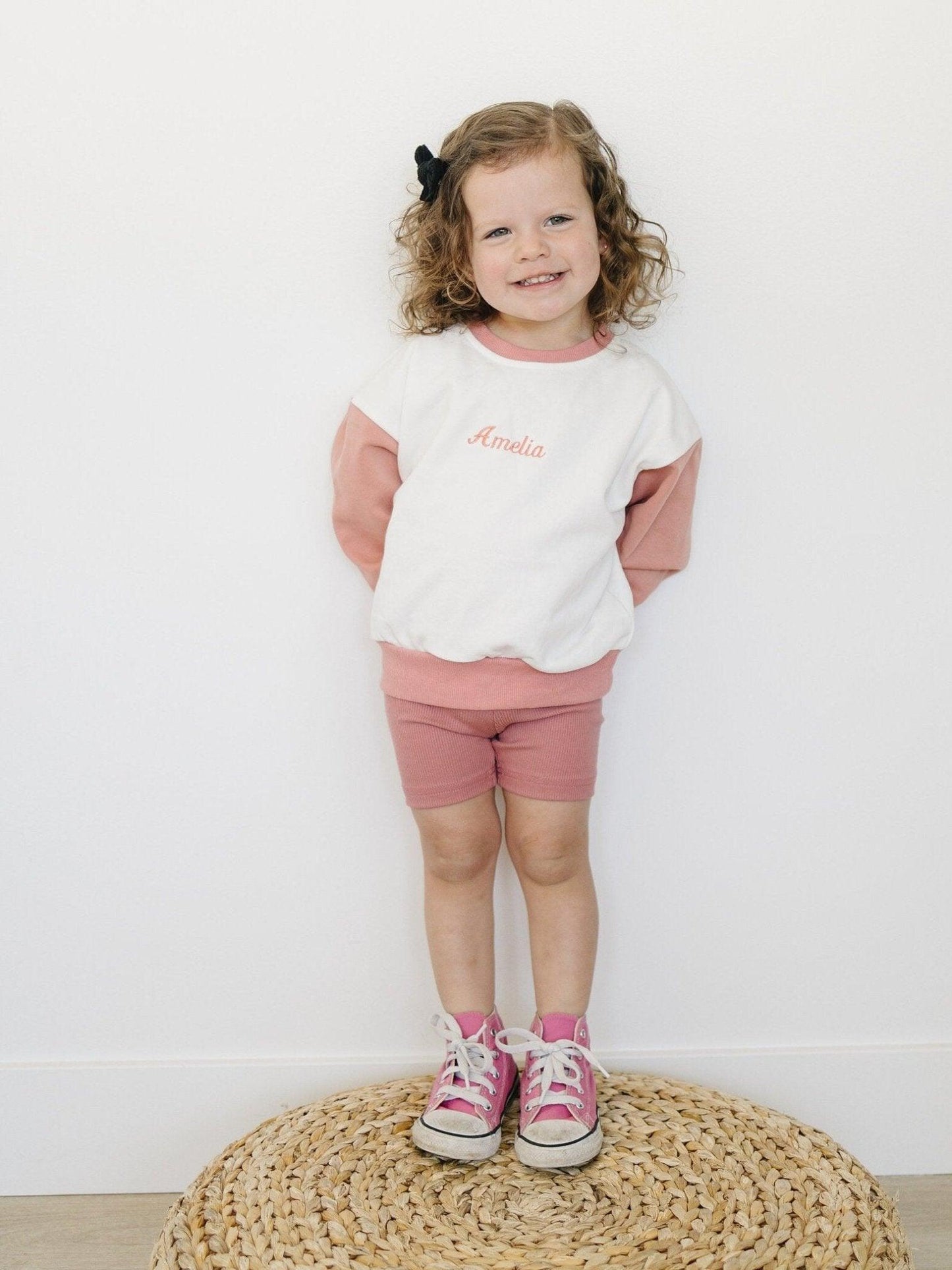 Ribbed Bamboo Baby & Kids Bike Shorts