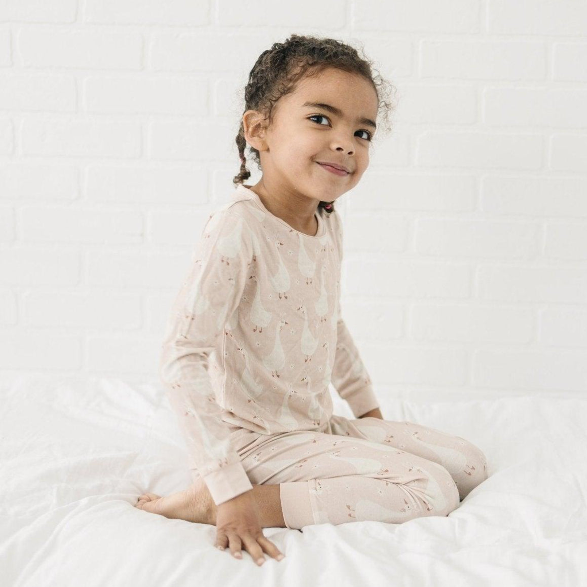 Silly Goose on the Loose 2pc Baby and Toddler Bamboo Pajamas