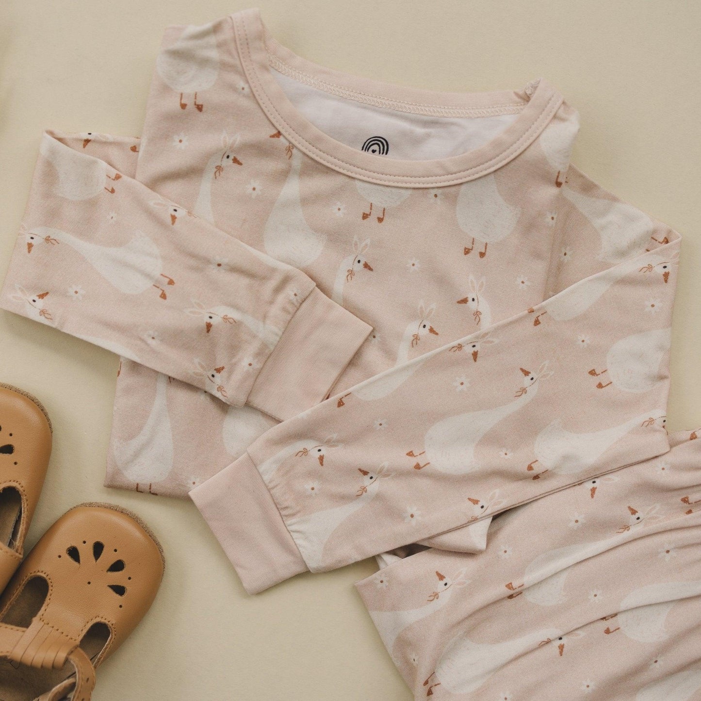 Silly Goose on the Loose 2pc Baby and Toddler Bamboo Pajamas