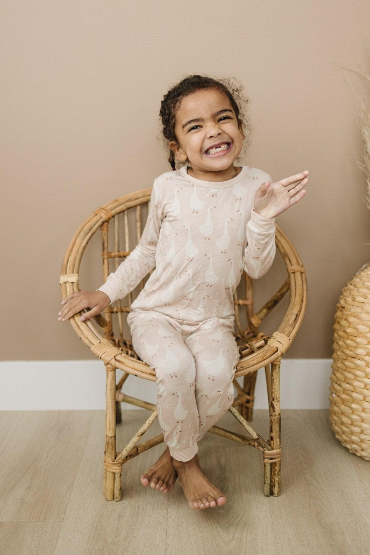 Silly Goose on the Loose 2pc Baby and Toddler Bamboo Pajamas