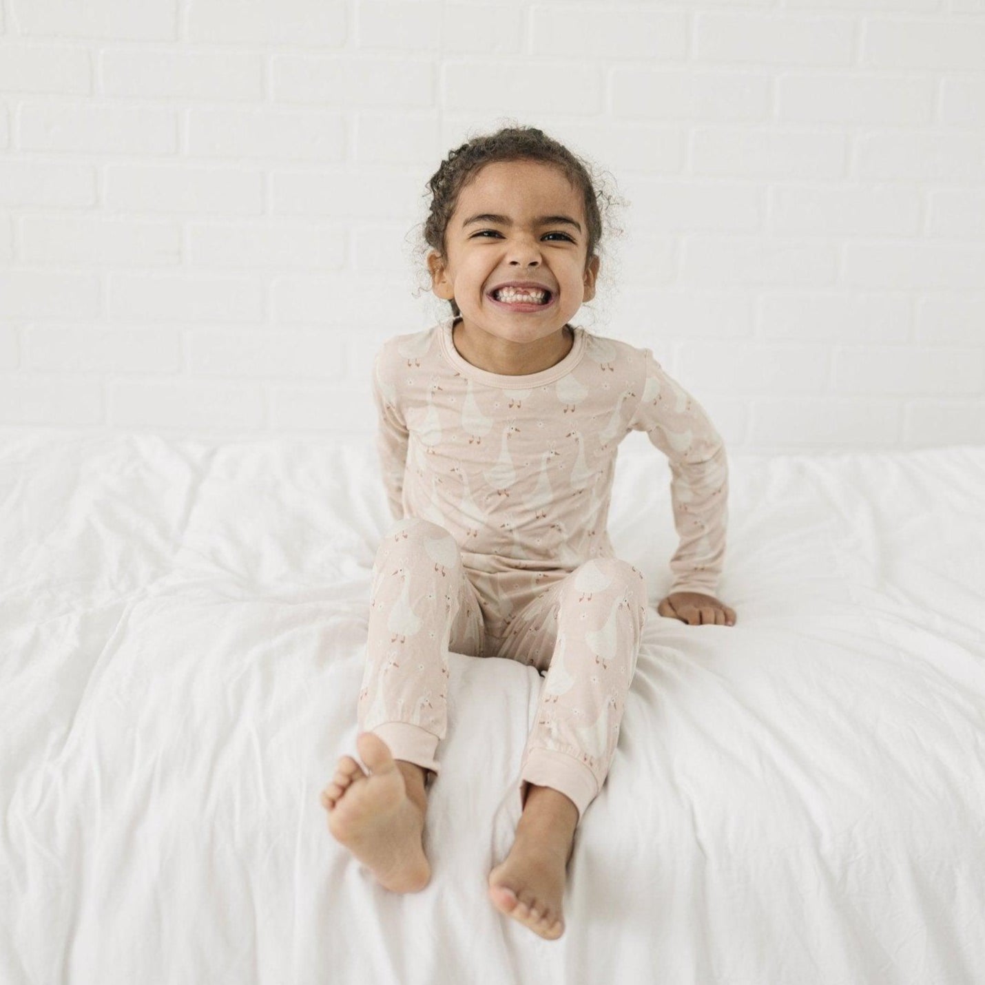Silly Goose on the Loose 2pc Baby and Toddler Bamboo Pajamas