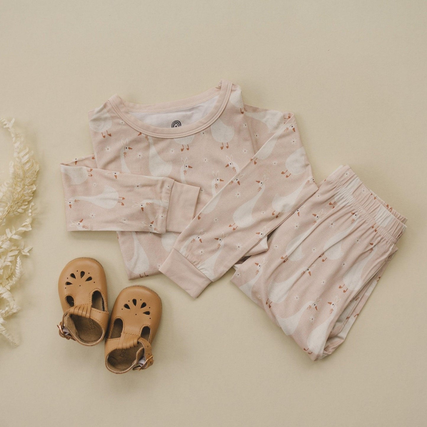 Silly Goose on the Loose 2pc Baby and Toddler Bamboo Pajamas